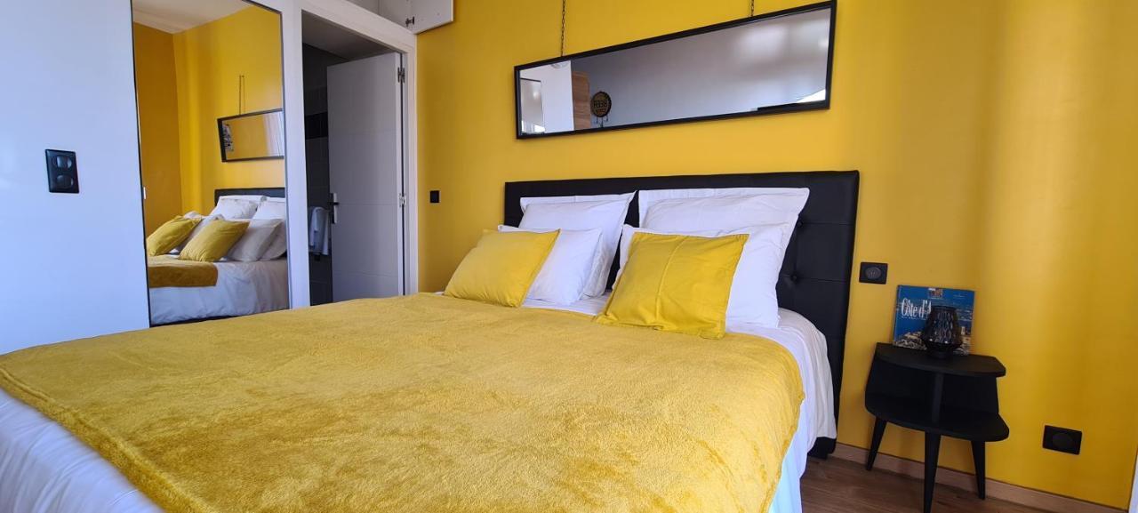 Studio De La Plage - Mer, Terrasse Et Garage Cagnes-sur-Mer Esterno foto