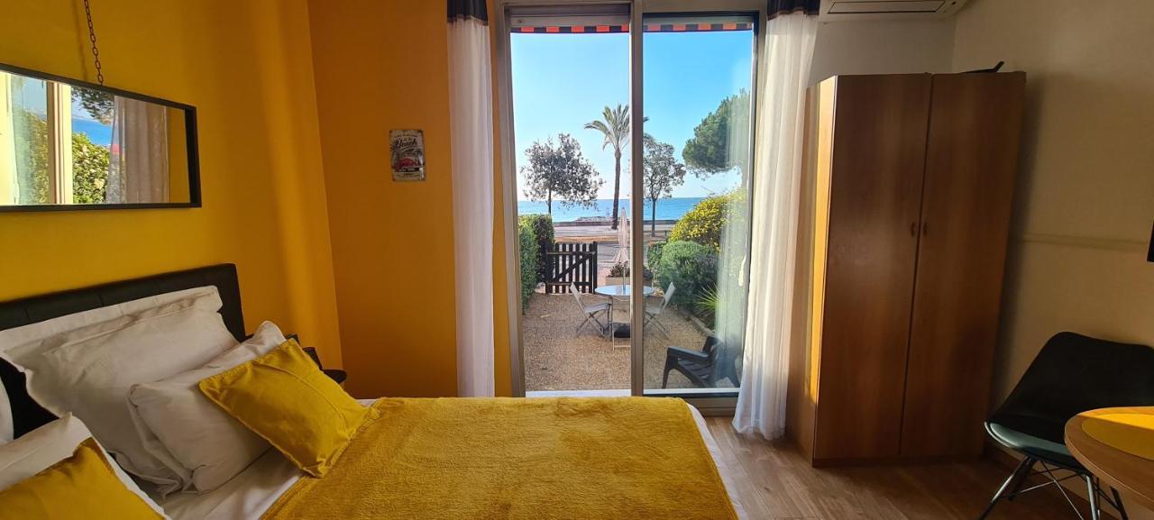 Studio De La Plage - Mer, Terrasse Et Garage Cagnes-sur-Mer Esterno foto
